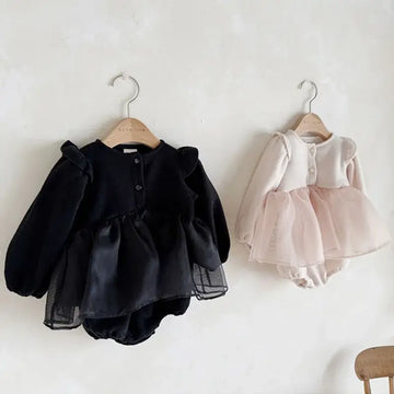 Thick Velvet Tutu Bodysuit