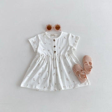 Cute Short Sleeve Casual Dress