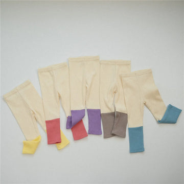 Girls' Patchwork Leggings
