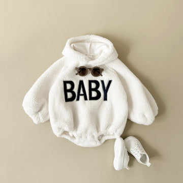 Soft Fleece Hooded Onesie