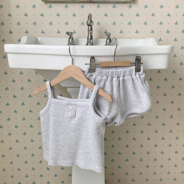 Cozy Sleeveless Tank and Shorts Set