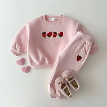 Cute Strawberries Jogger Set