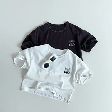 Unisex Letter Print Casual Tee