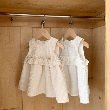 Sleeveless Ruched A-Line Dress