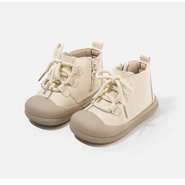 Soft Solid Waterproof Ankle Boots