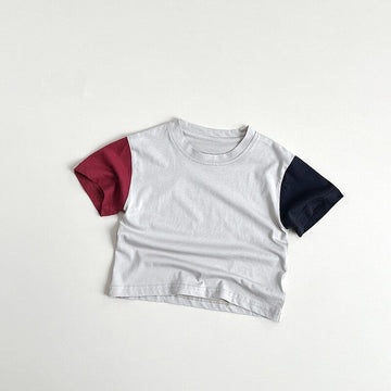 Color-block Patchwork Tee