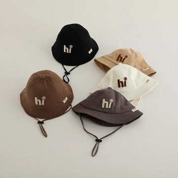 "hi" Baby Bucket Hat