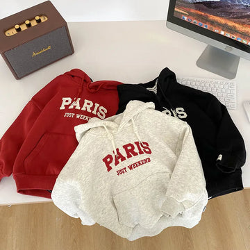 'PARIS' Hooded Sweatshirt