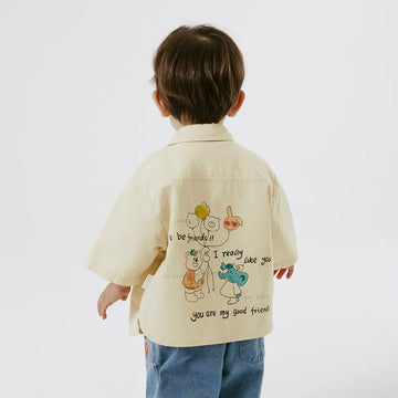 Literary Cotton Shirt