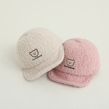Plush Woolen Peaked Hat