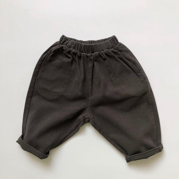 Boys Mid-Waist Cotton Cross-Pants