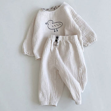 Shirt & Pants 2 Piece Cotton Set