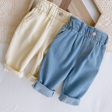 Bud Waist Denim Pants