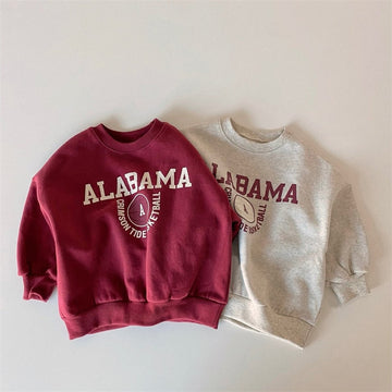 ALABAMA Letter Print Sweatshirt
