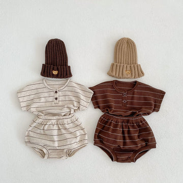 Striped Tee & Bloomer Set