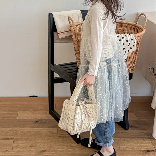 Sling Gauze Dress & Solid Top Set