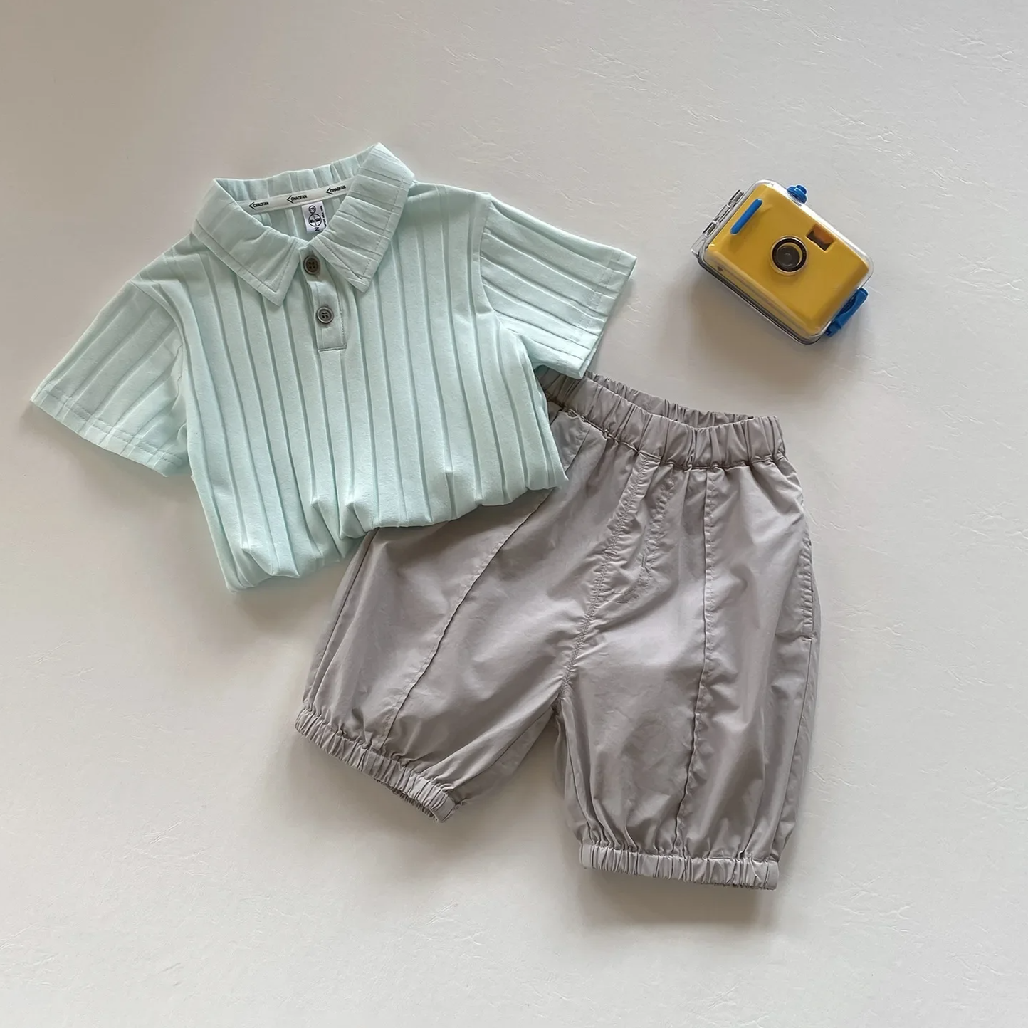 Kids Solid Polo T-Shirt