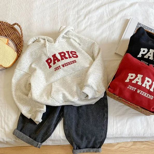 'PARIS' Hooded Sweatshirt