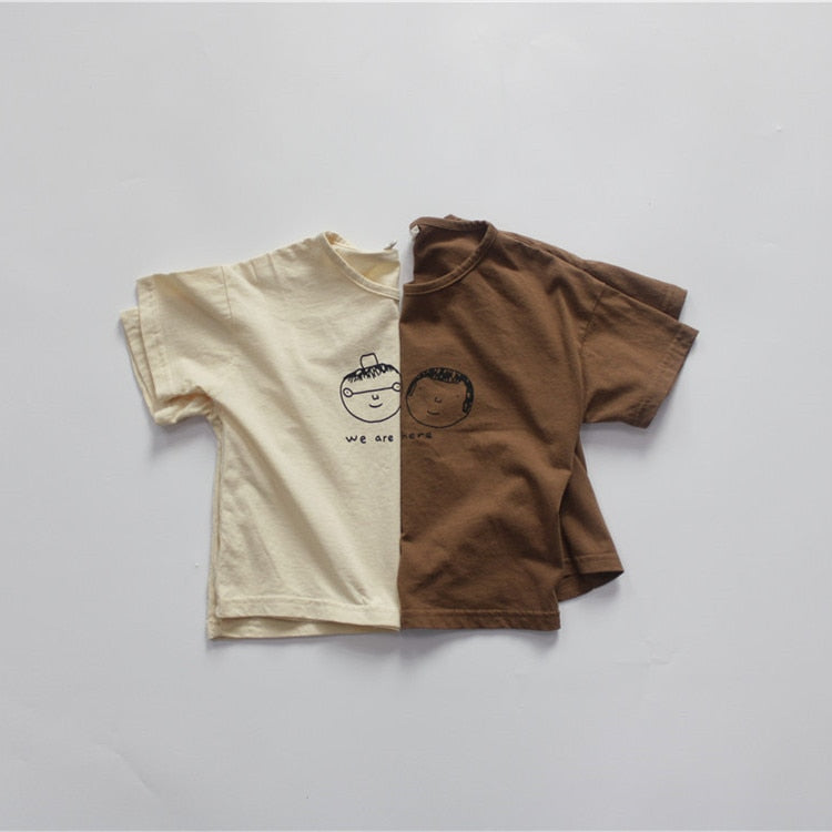 Casual Cartoon Graphic Tee