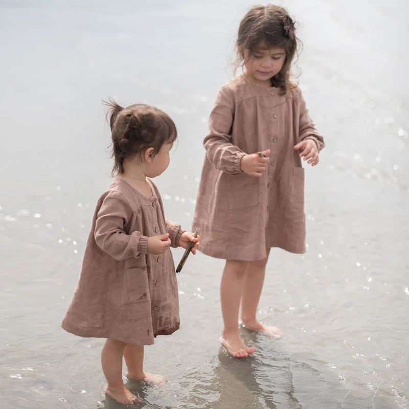 Bohemian Retro Long-Sleeved Dress