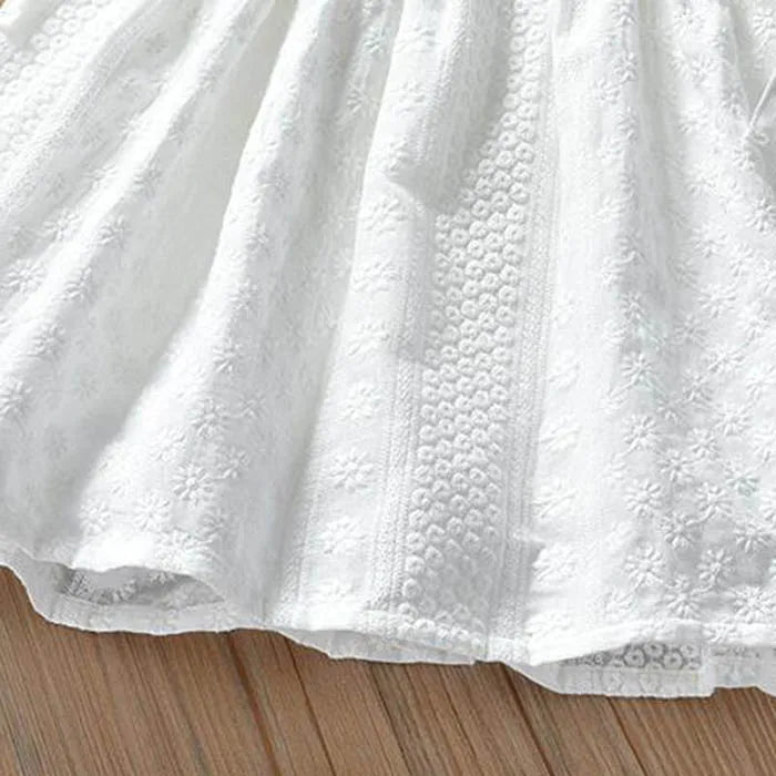 Girls' Sleeveless Embroidered Dress