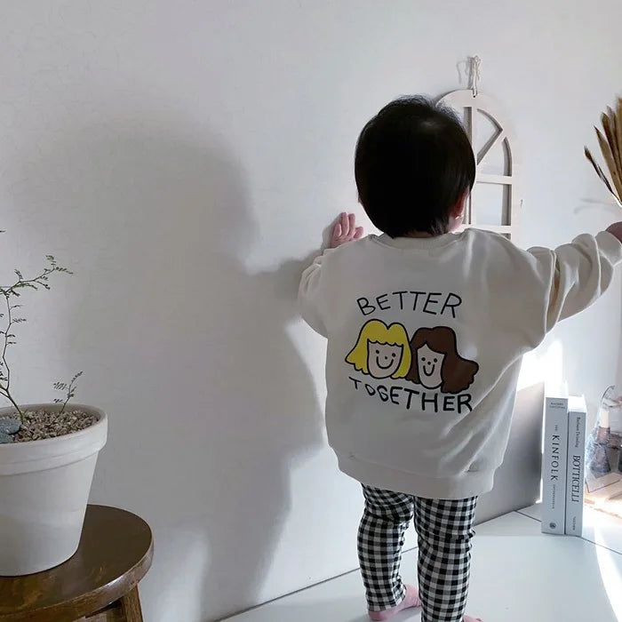 'Better Together' Long Sleeve Round Neck Sweatshirt