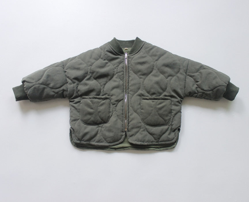 Warm Padded Front-Pocket Jacket
