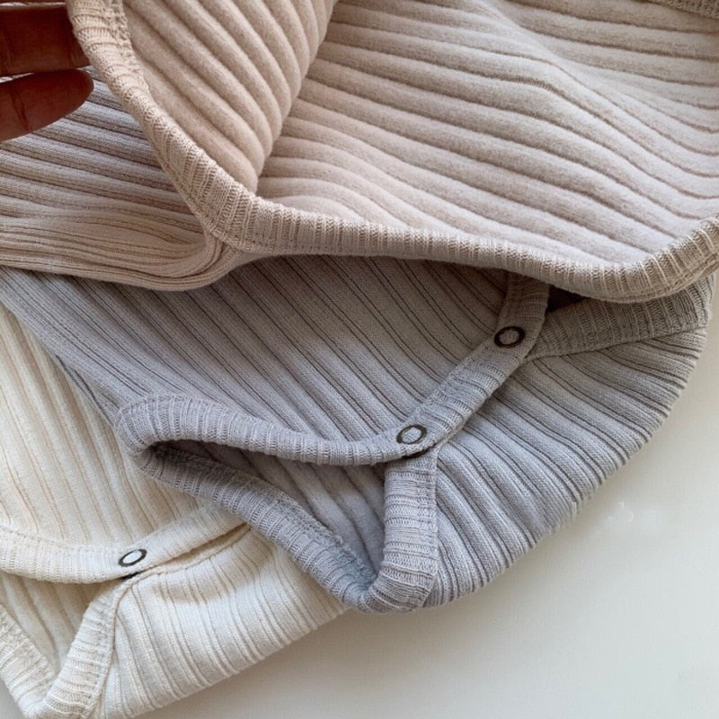 Turtleneck Ribbed Warm Onesie