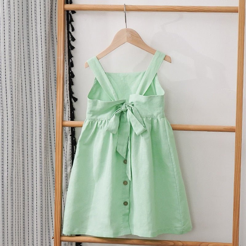 Sleeveless Dress With Adjustable Shoulder Straps