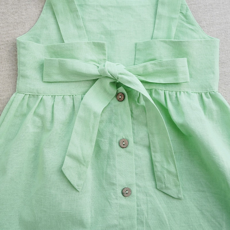 Sleeveless Dress With Adjustable Shoulder Straps
