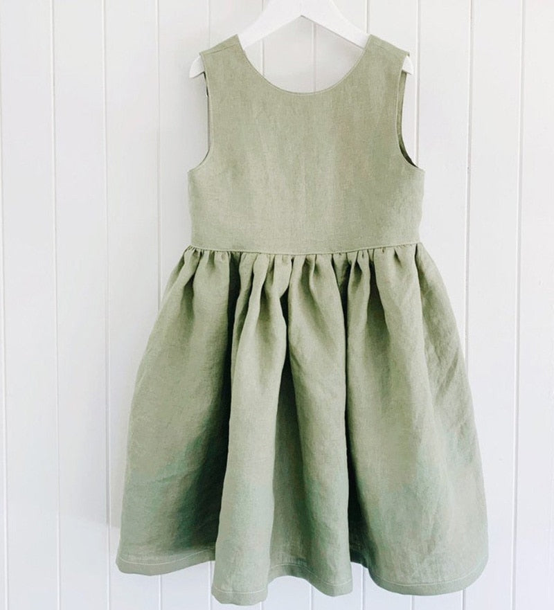 V-Neck Back Sleeveless Dress
