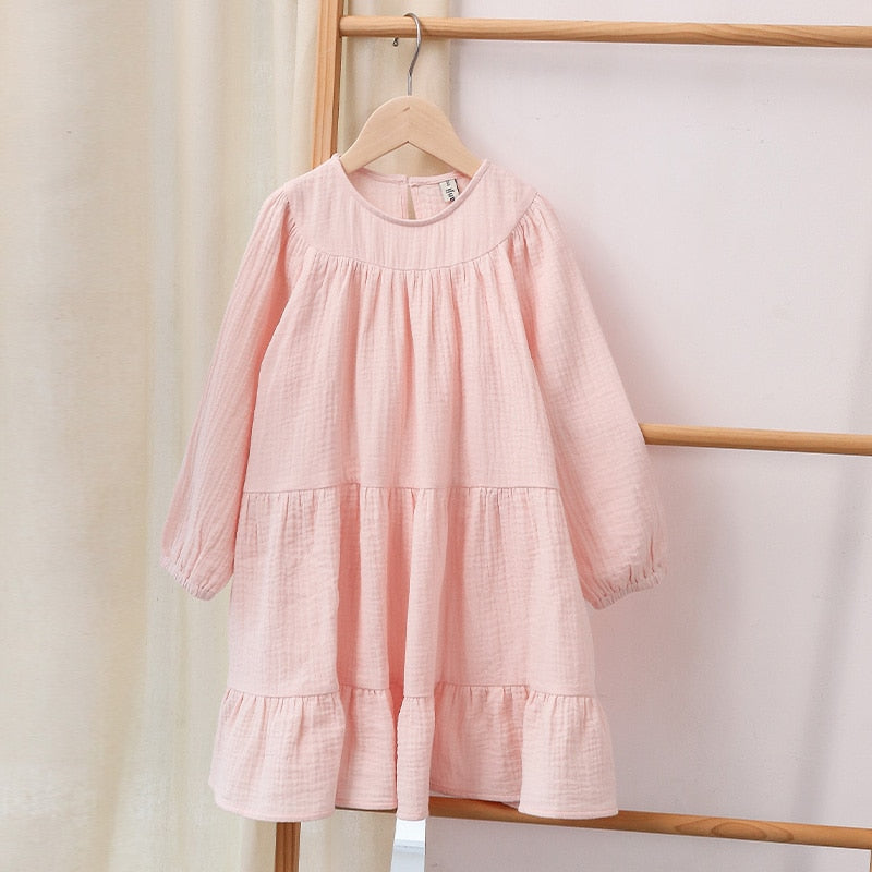 Girls Tiered Ruffle Dress