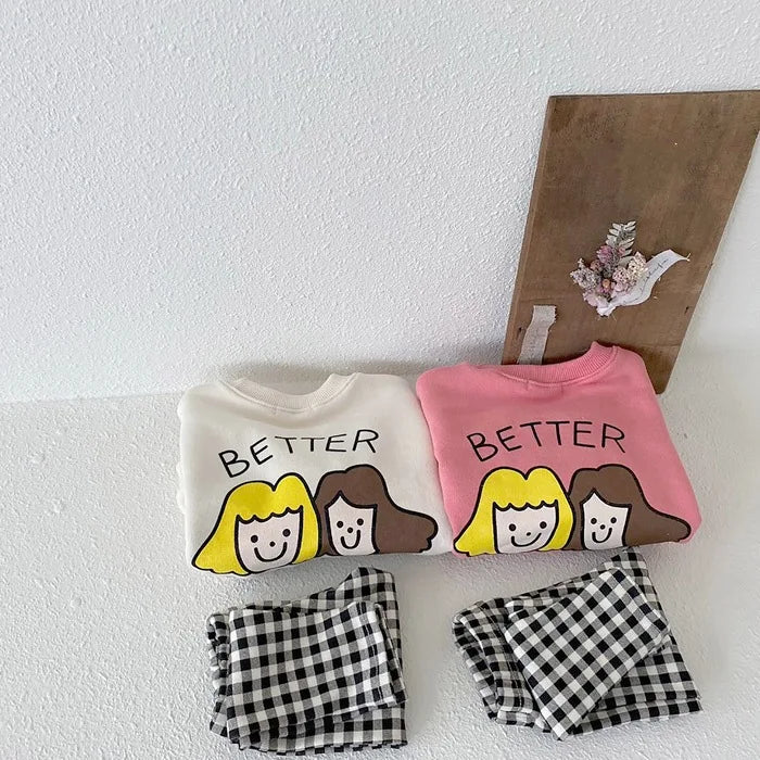 'Better Together' Long Sleeve Round Neck Sweatshirt