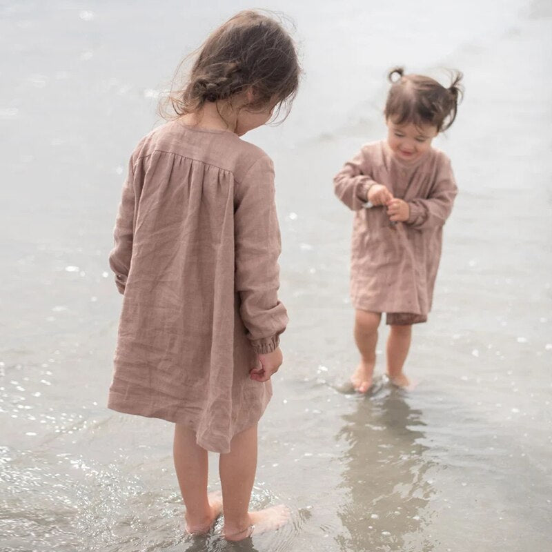 Bohemian Retro Long-Sleeved Dress