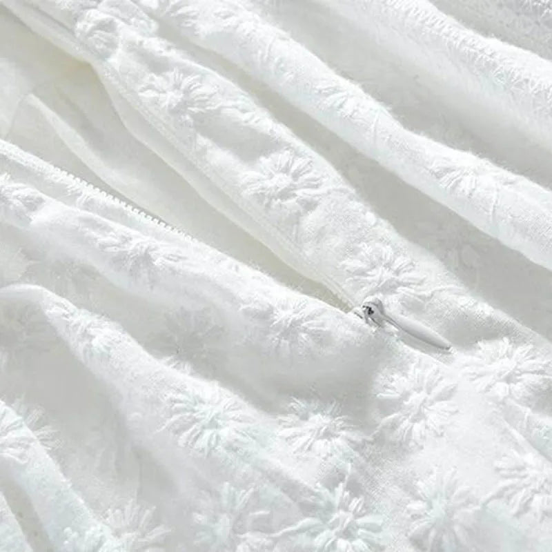 Girls' Sleeveless Embroidered Dress