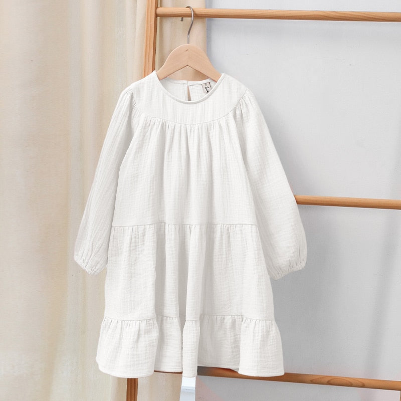 Girls Tiered Ruffle Dress