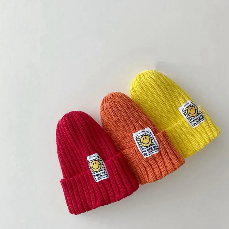 Smiley Face Vibrant Beanie