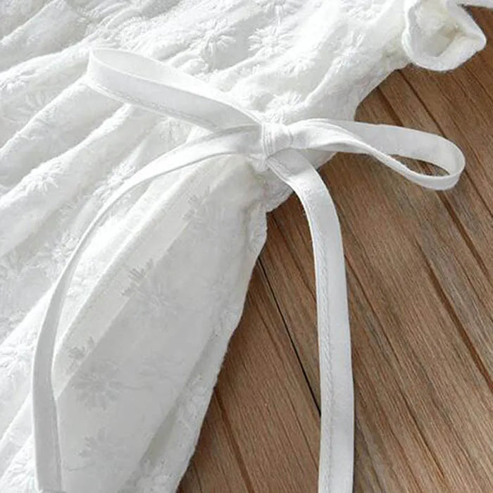 Girls' Sleeveless Embroidered Dress