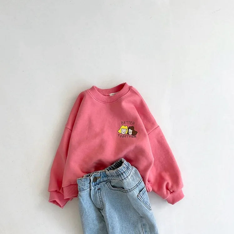 'Better Together' Long Sleeve Round Neck Sweatshirt