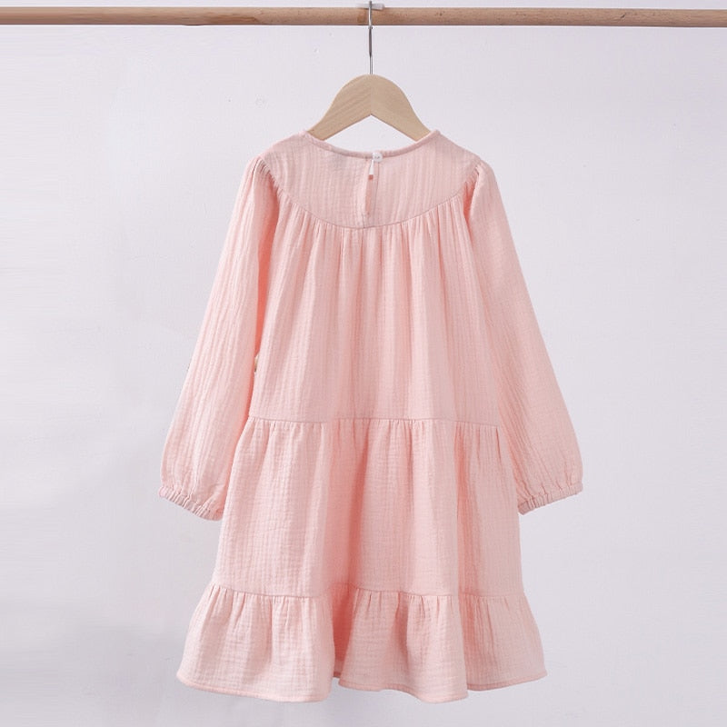 Girls Tiered Ruffle Dress