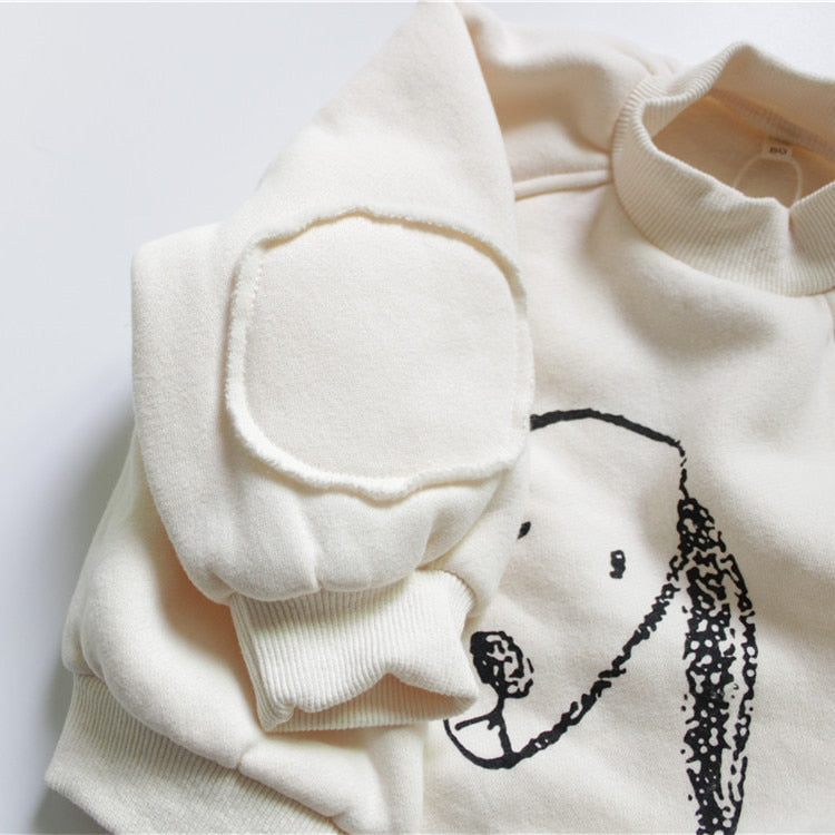 Thick Fleece Cartoon Sweatshirt
