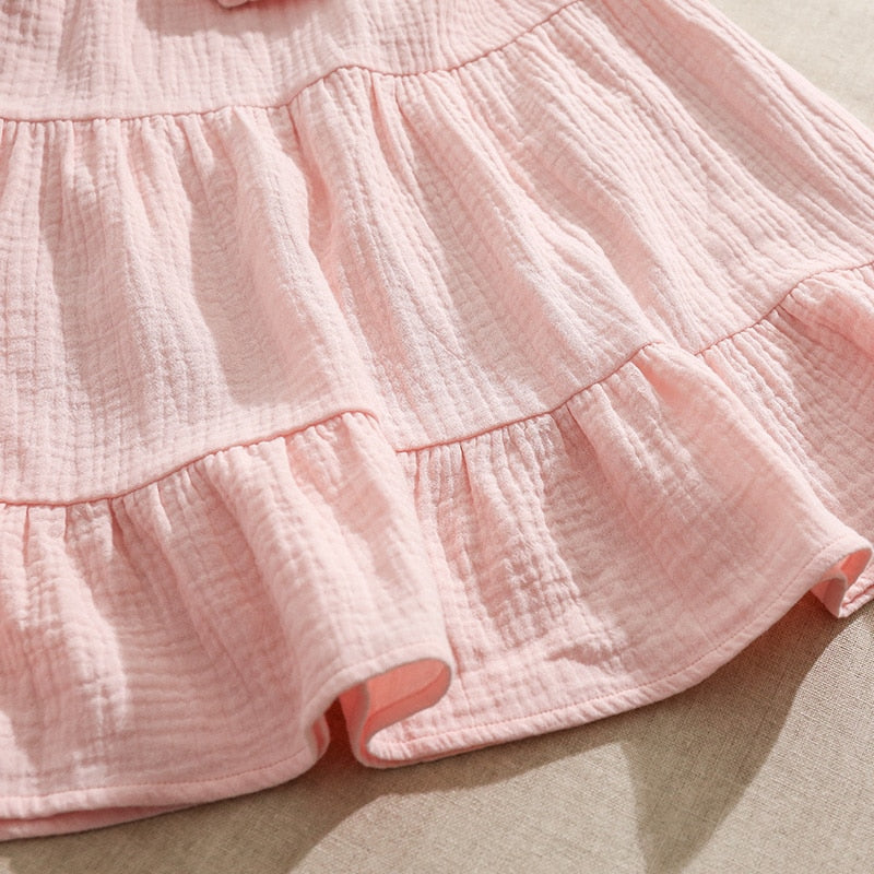 Girls Tiered Ruffle Dress