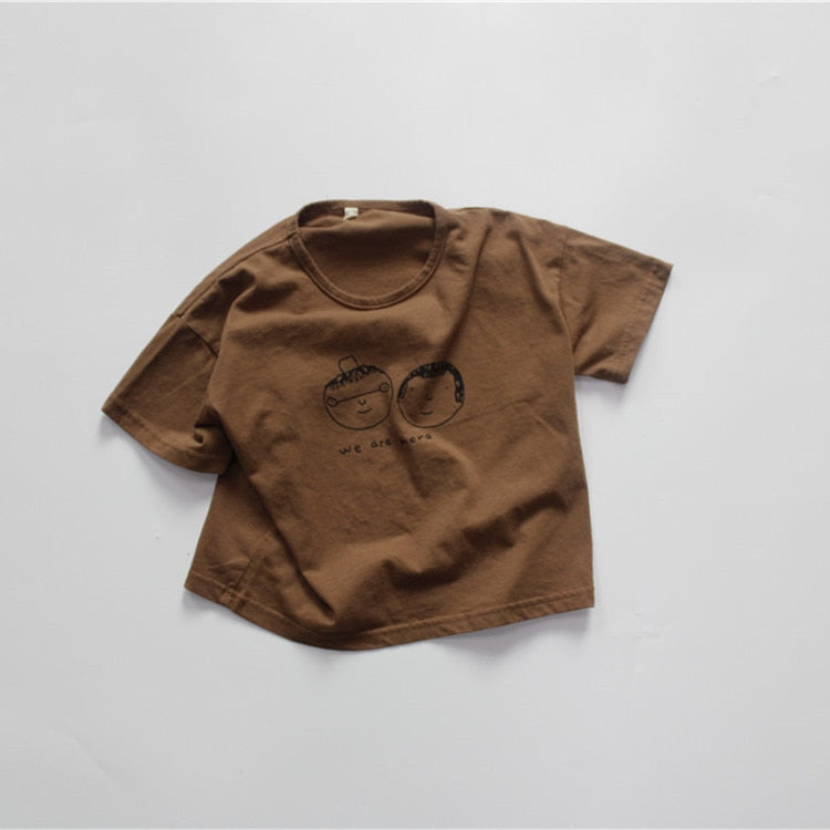 Casual Cartoon Graphic Tee