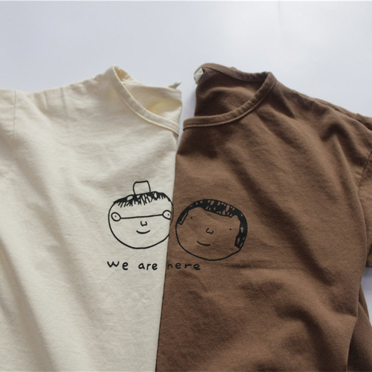 Casual Cartoon Graphic Tee
