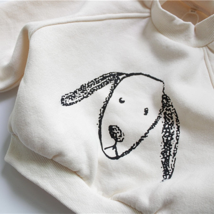 Thick Fleece Cartoon Sweatshirt