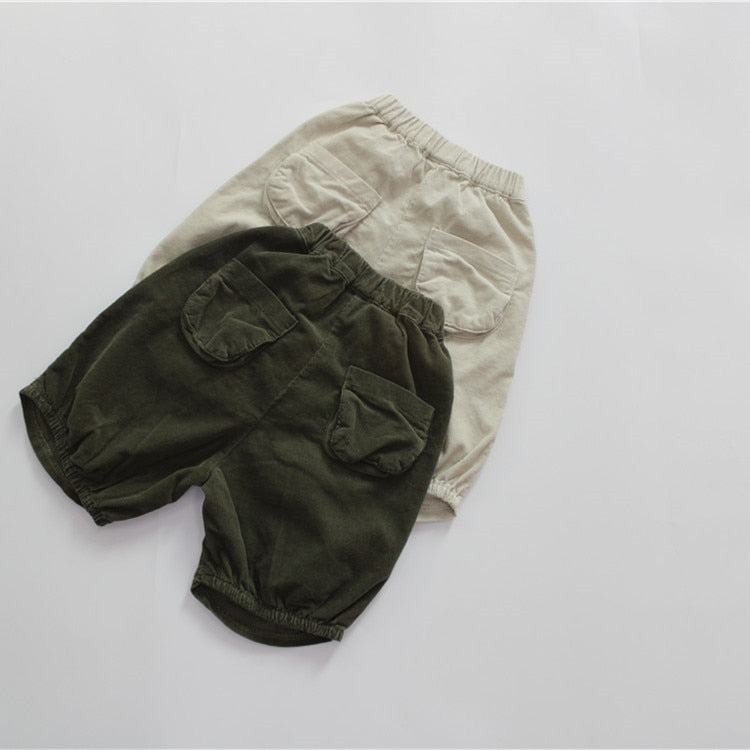Corduroy Calf-length Trousers