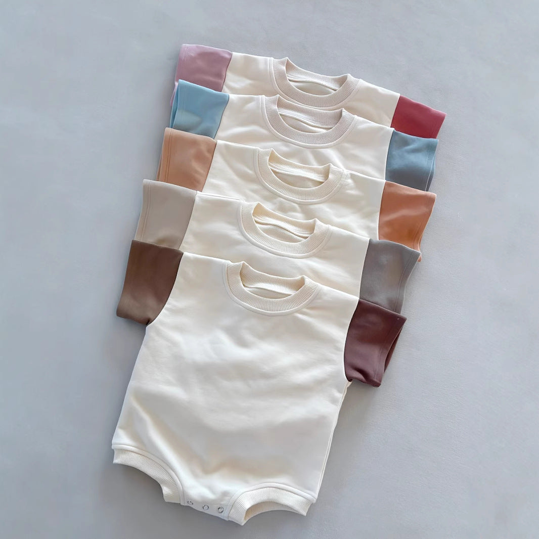 Color-Block Short Sleeve Onesie