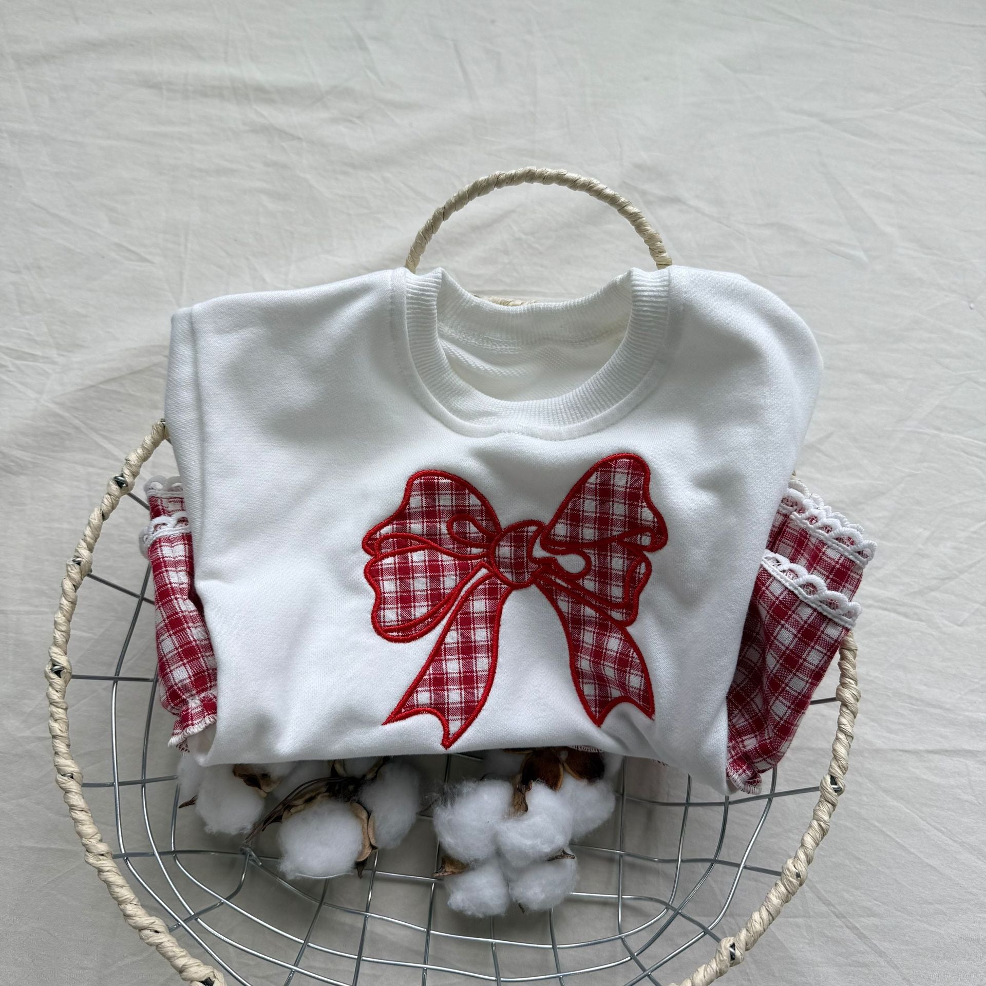 Toddler Girl Plaid Bow Dress