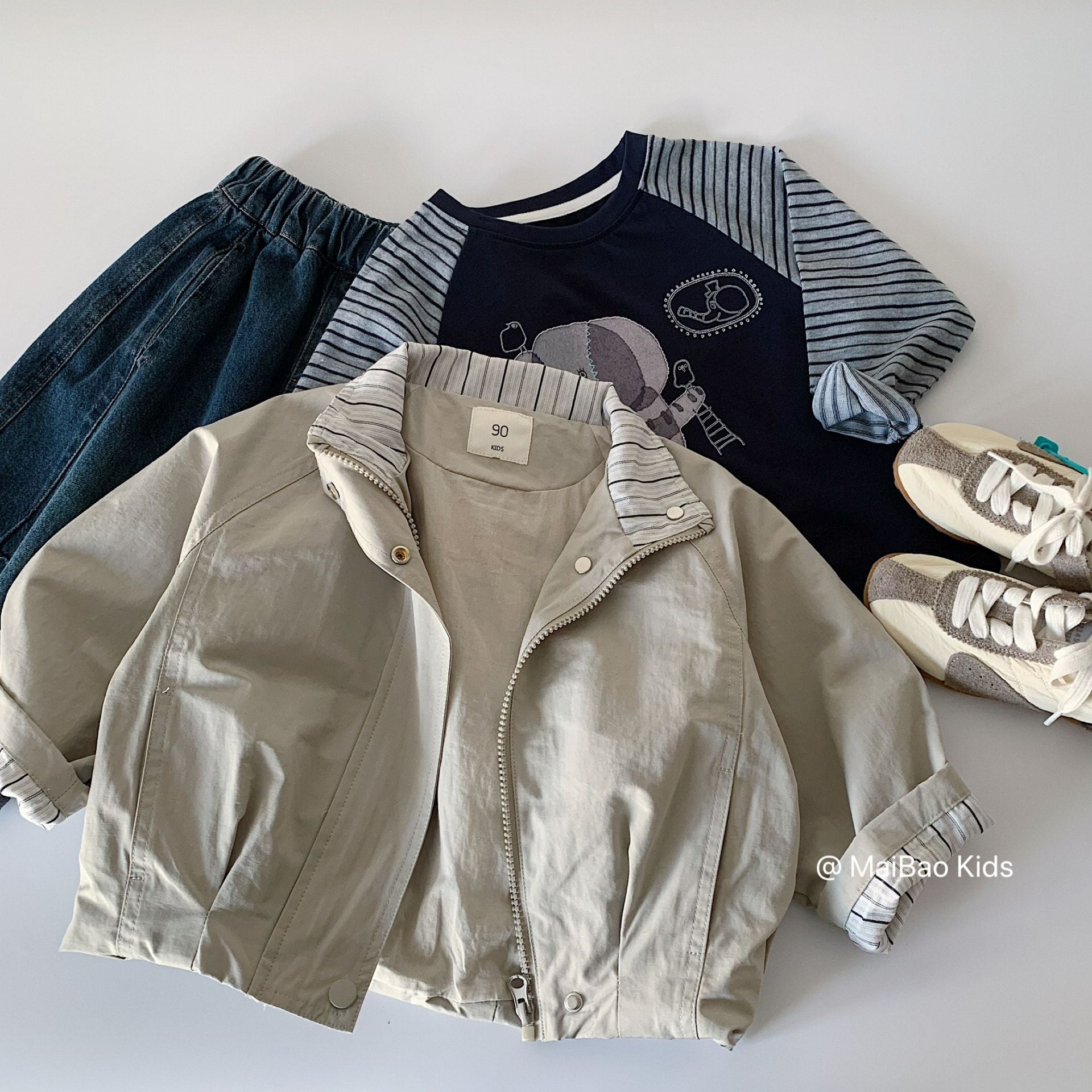 Zip-Up Jacket - Casual Spring Blazer for Kids
