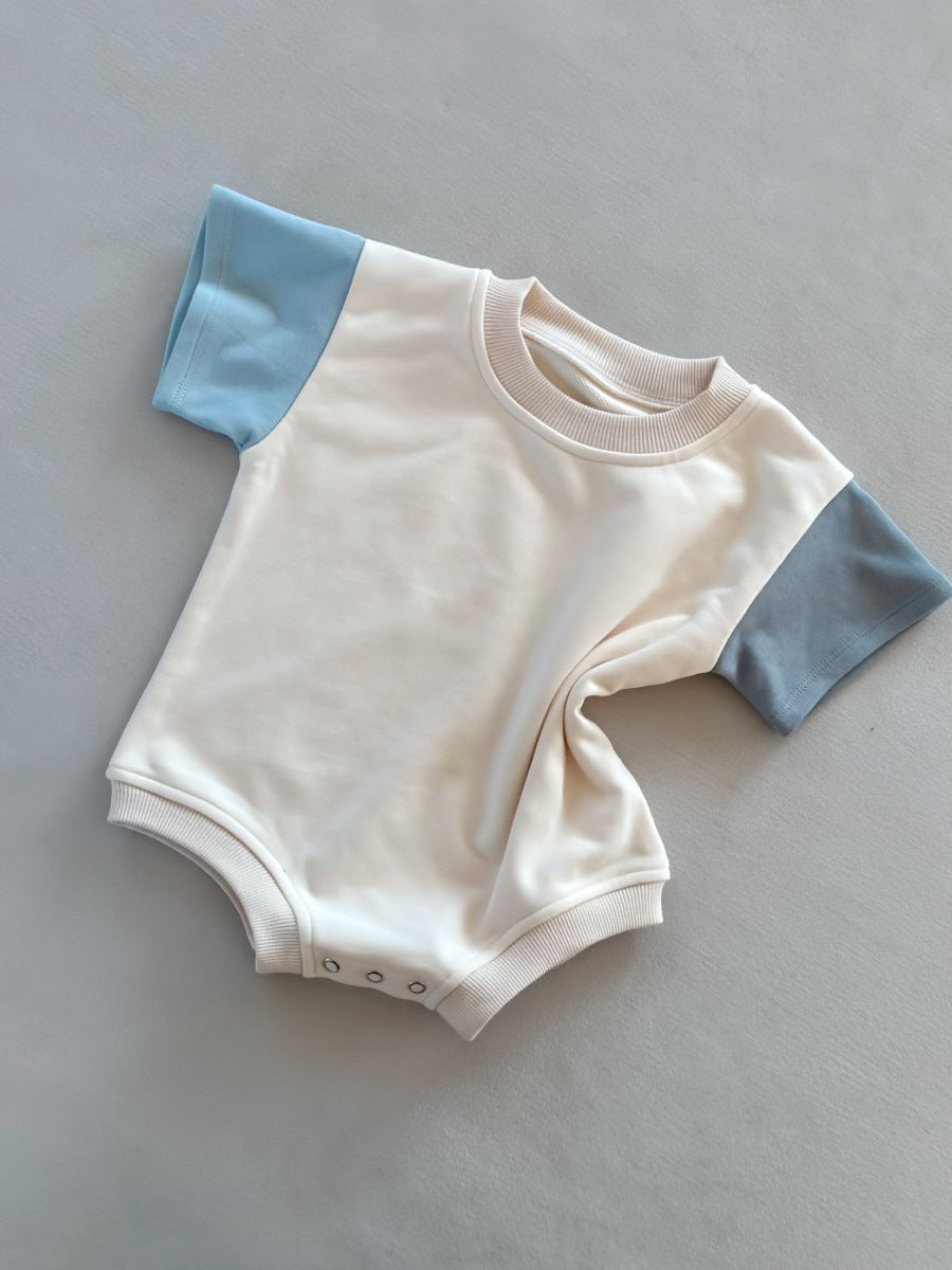 Color-Block Short Sleeve Onesie